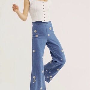 We The Free Denim Blue Pants